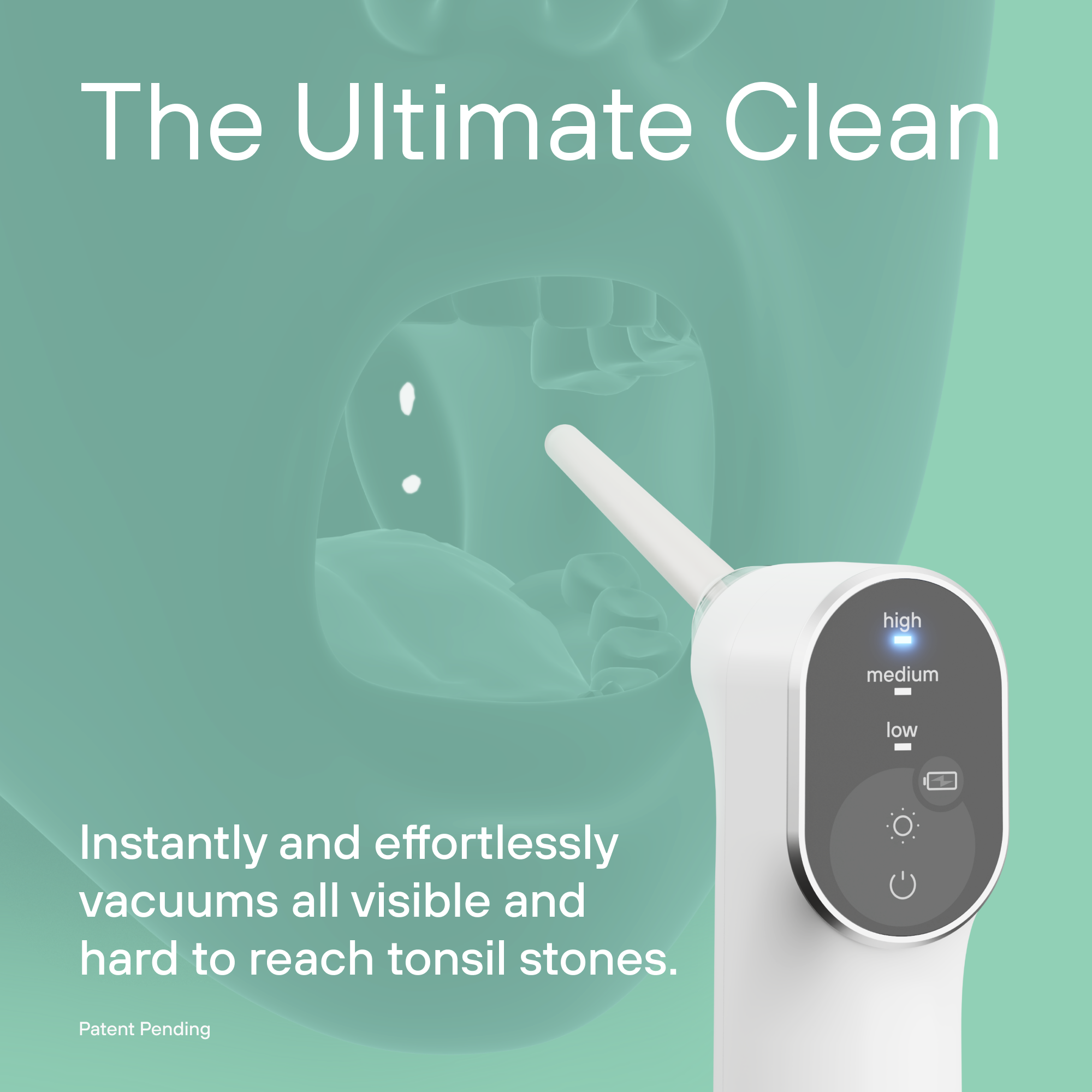 Clearstone Vacuum Tonsil Stone Remover
