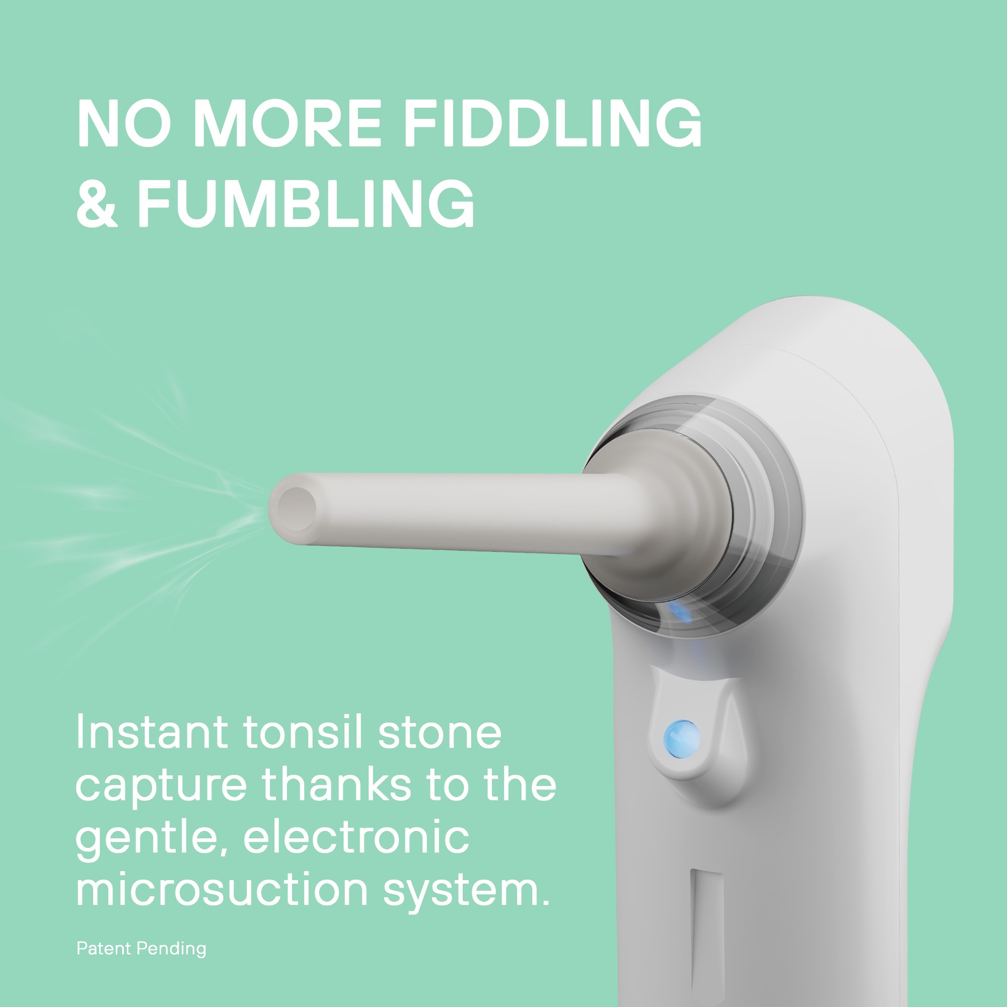 Clearstone Vacuum Tonsil Stone Remover
